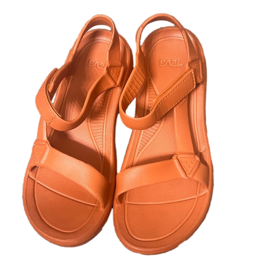 Teva Hurricane Drift Orange Sandal 11 Strap beach hiking trails outdoors walking